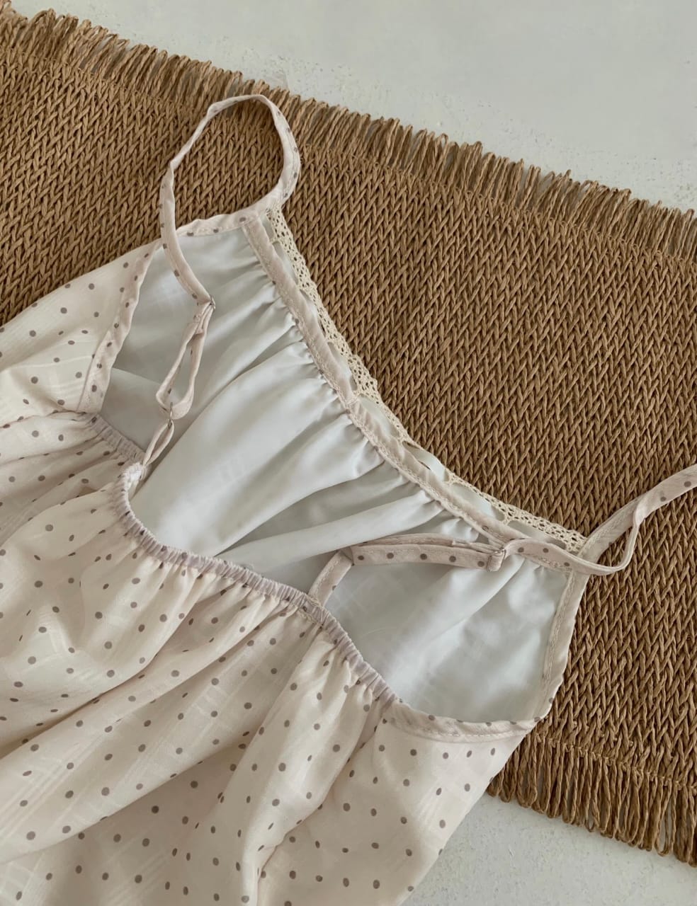 Ruffle Polka Dot Cami