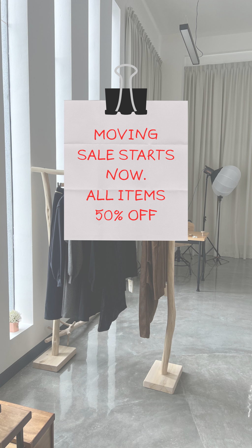MOVING SALE
