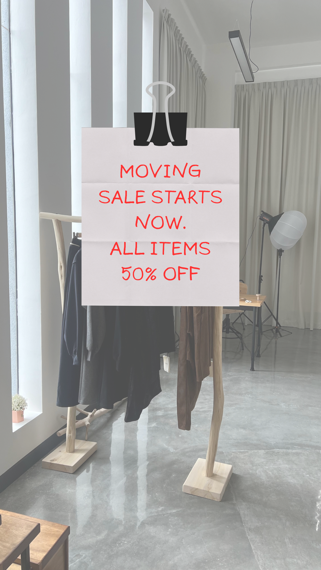 MOVING SALE