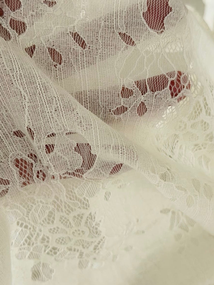 Lace Cutwork Skirt