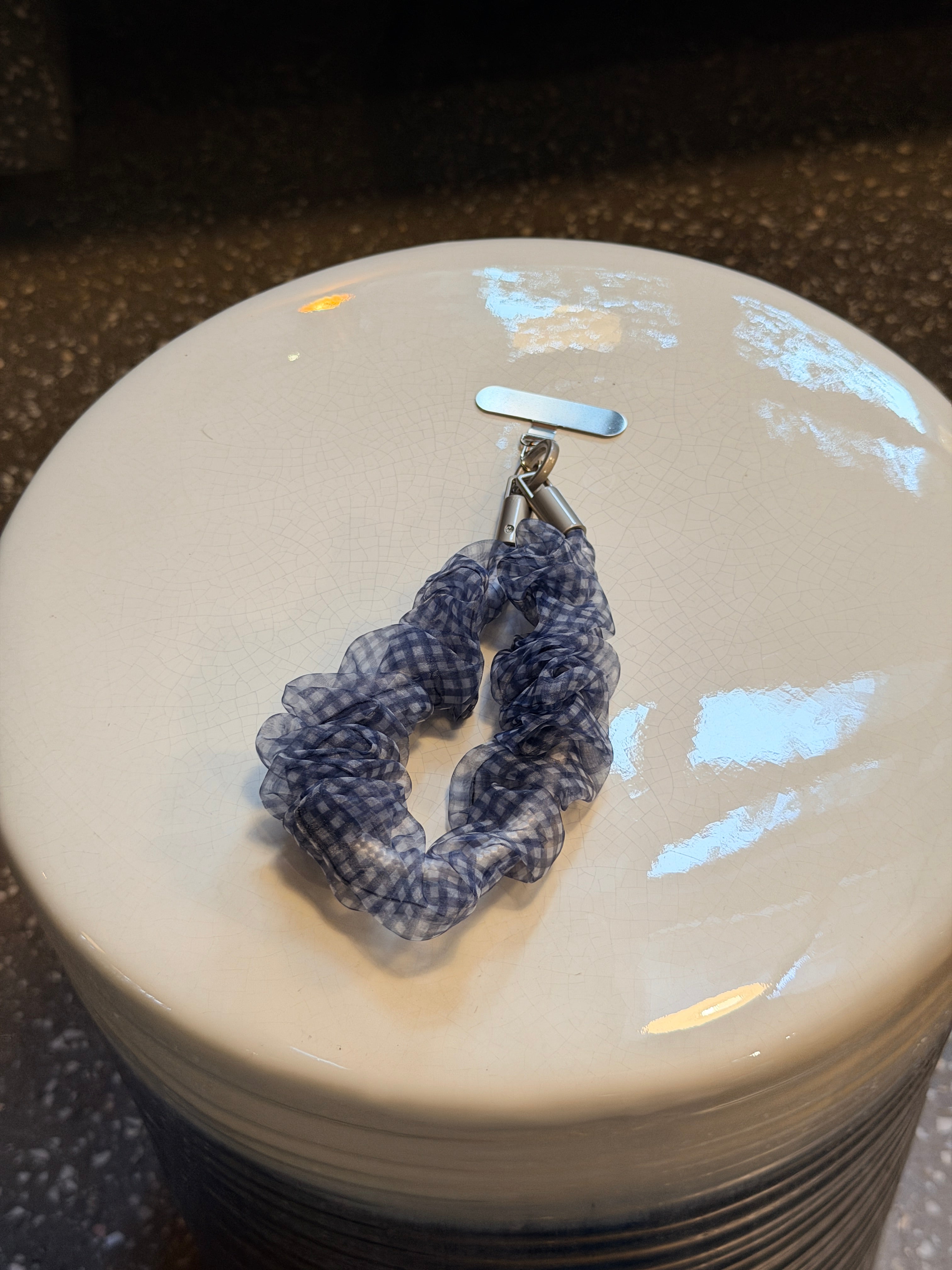 Gingham Phone Strap