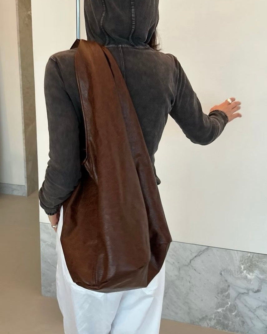 OUR SHOPPER BAG - Brown