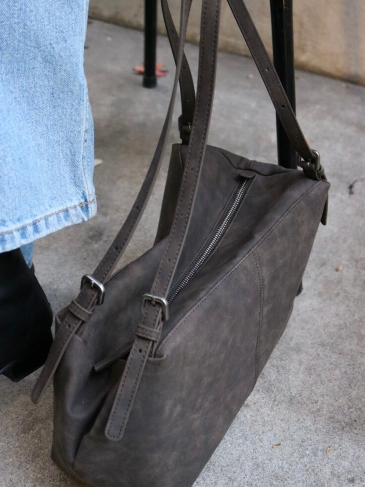 Two Handle Box Bag