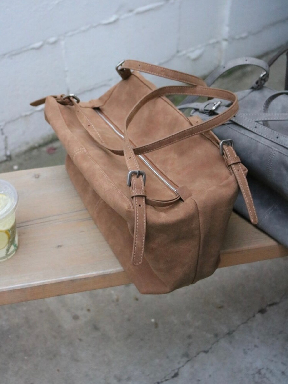 Two Handle Box Bag