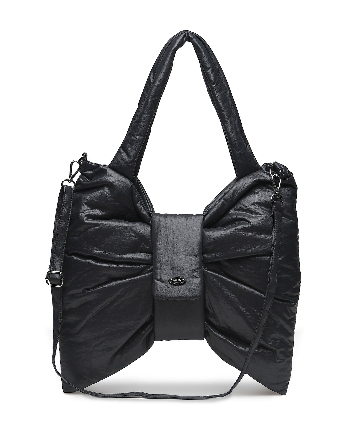 Dewy Ribbon Bag - Black