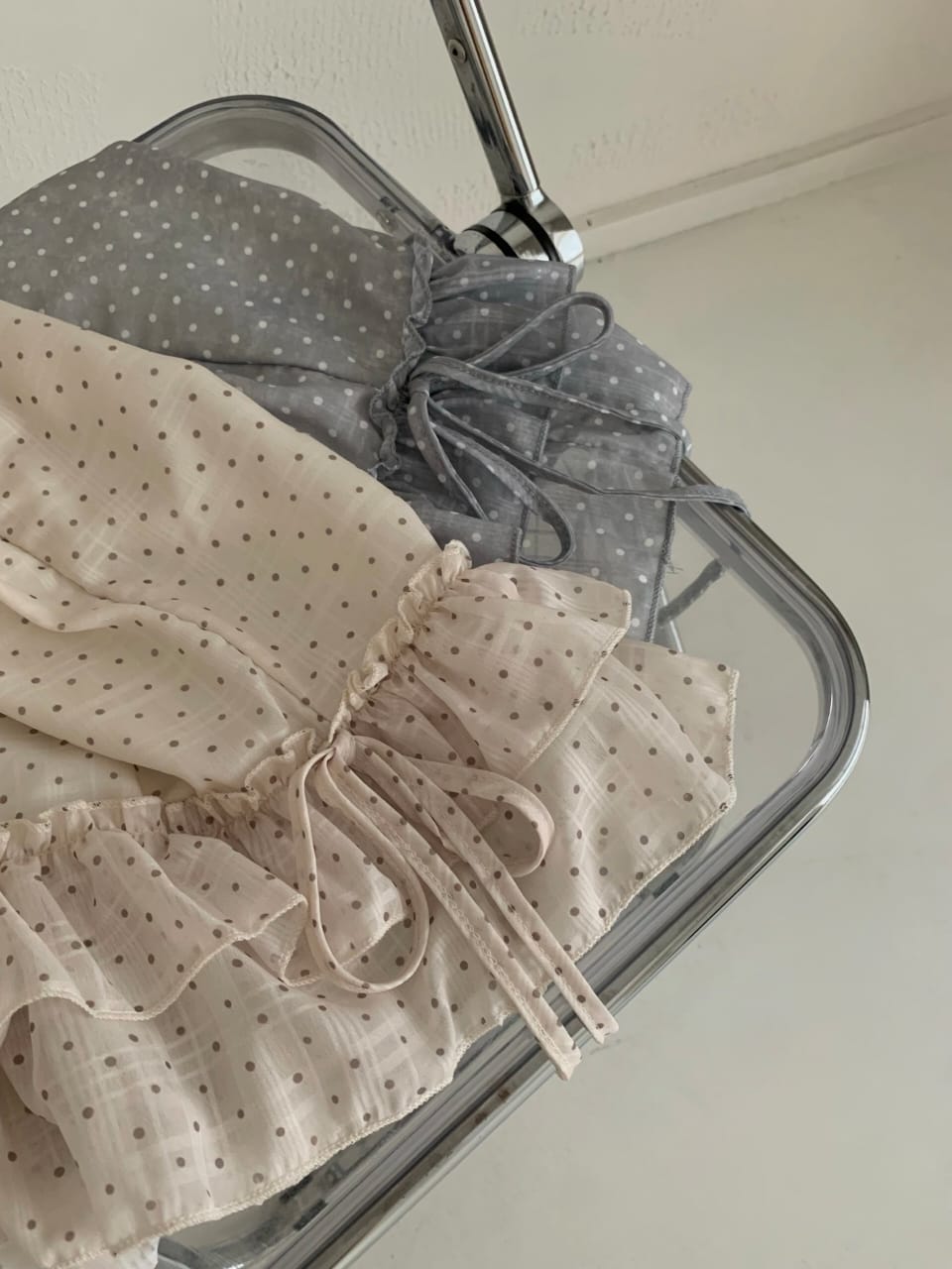 Ruffle Polka Dot Cami